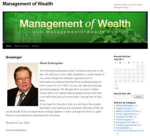 Management of Wealth    