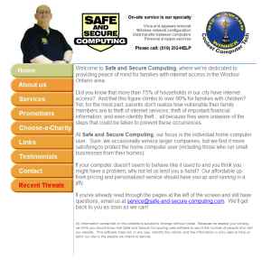 Original Safe and Secure Computing    