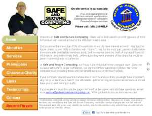 Safe and Secure Computing - version 2    